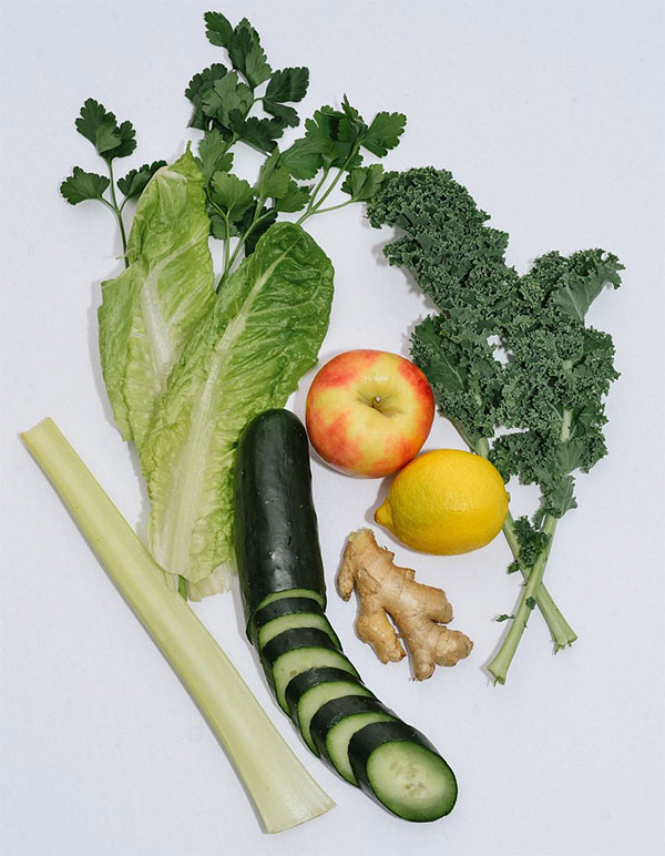 vegetables laying on a table