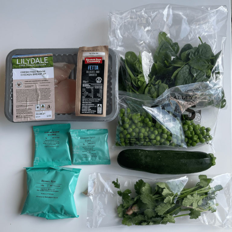 Marley Spoon Ingredient packaging